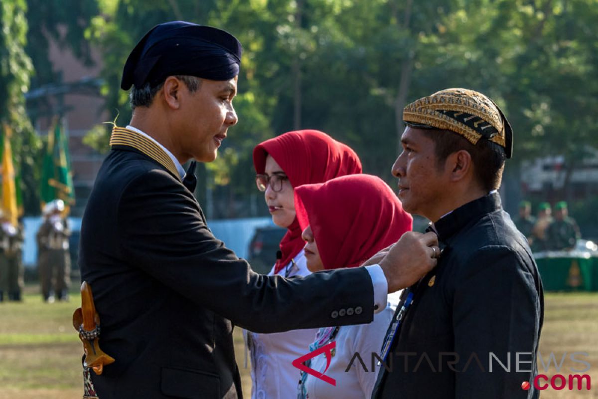 Ganjar ajak masyarakat tidak sebar hoaks dalam isi kemerdekaan