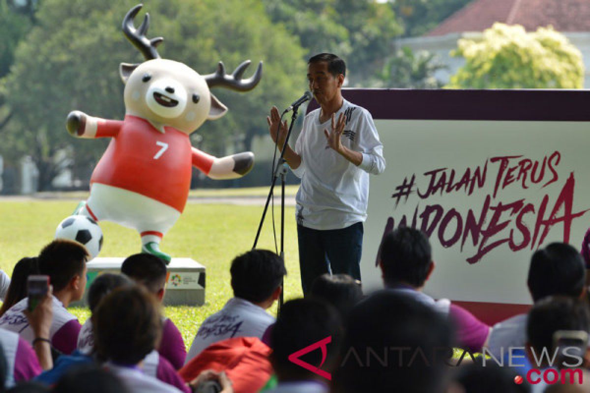 President optimistic of Indonesia ranking eighth in the Asian Games 2018