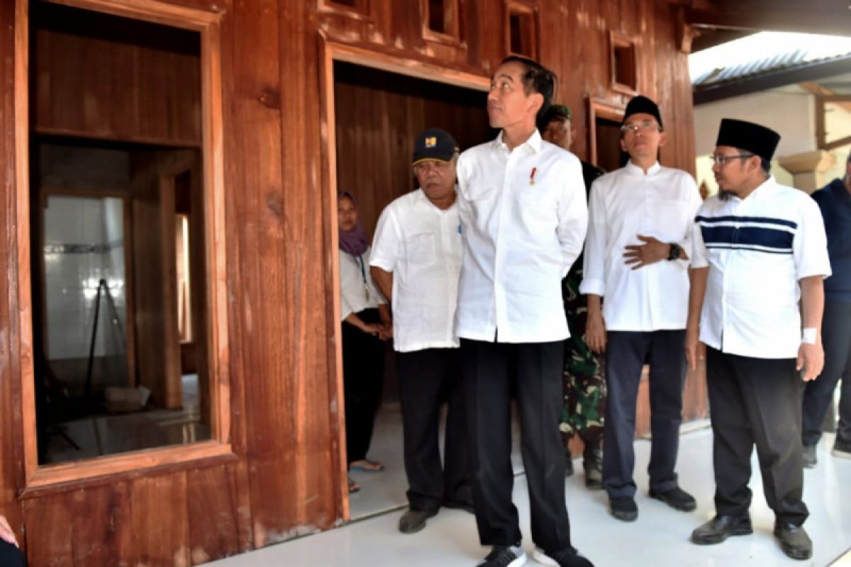 Presiden kunjungi rumah Zohri di Lombok Utara