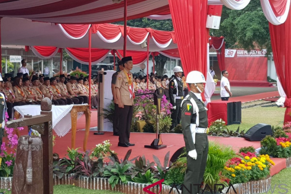 Presiden ingin gerakan Pramuka direvitalisasi