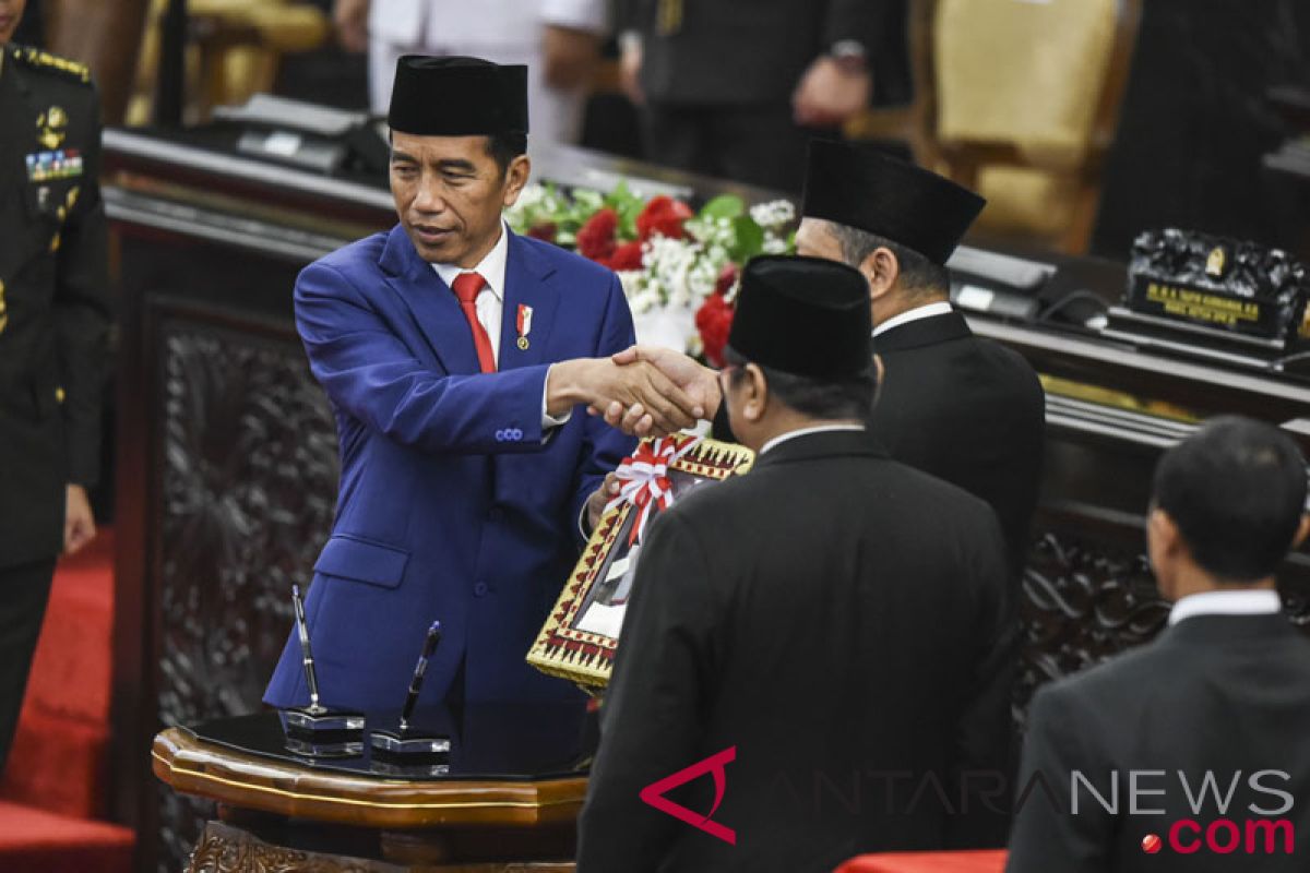 Jokowi unveils draft state budget 2019 with 1.84 percent deficit