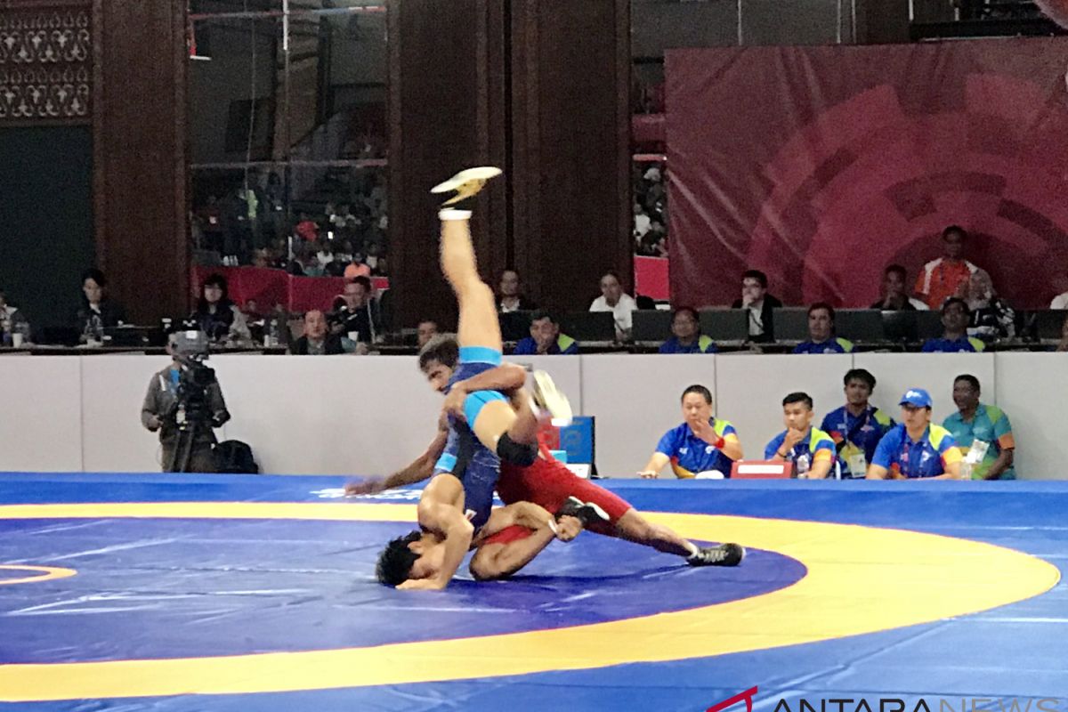 India raih emas gulat putra kelas 65 kg