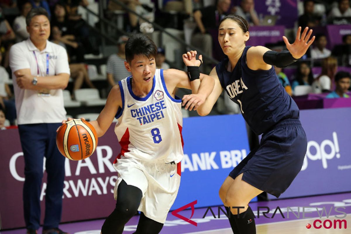 Asian Games (basketball) - Chinese Taipei defeats Korea 87-85