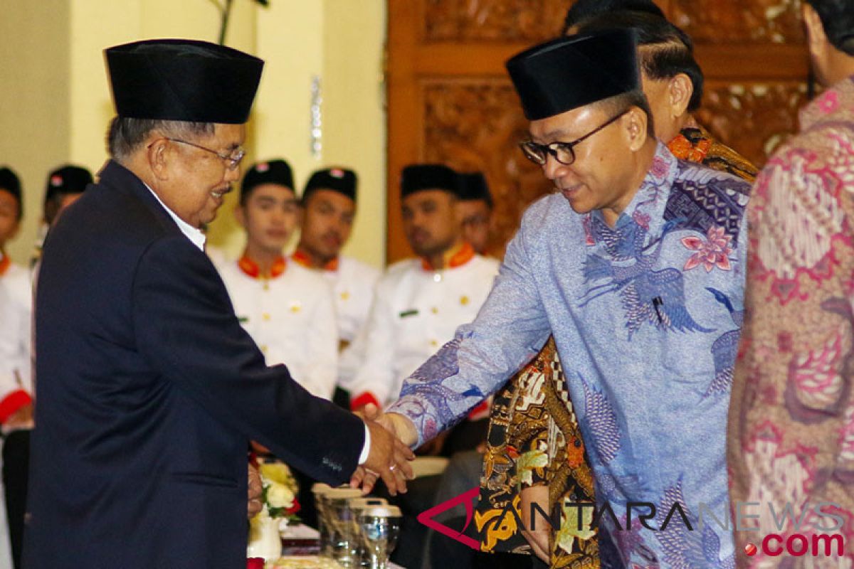 Vice President Jusuf Kalla celebrates Constitution Day