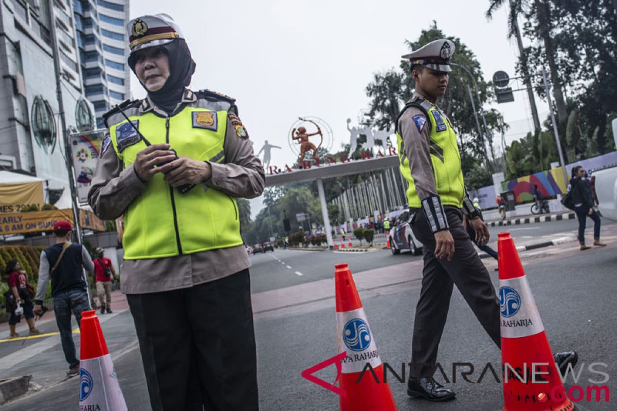 Perhatian, penutupan jalan sekitar GBK diperluas jika antrian panjang