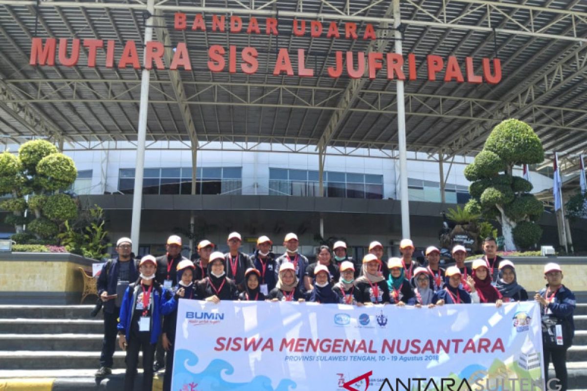 Siswa asal Bangka Belitung kagumi keindahan Kota Palu