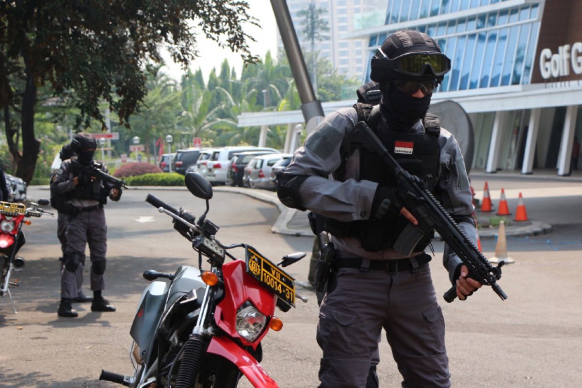 Security forces simulate provocation, hostage situation in Jakarta