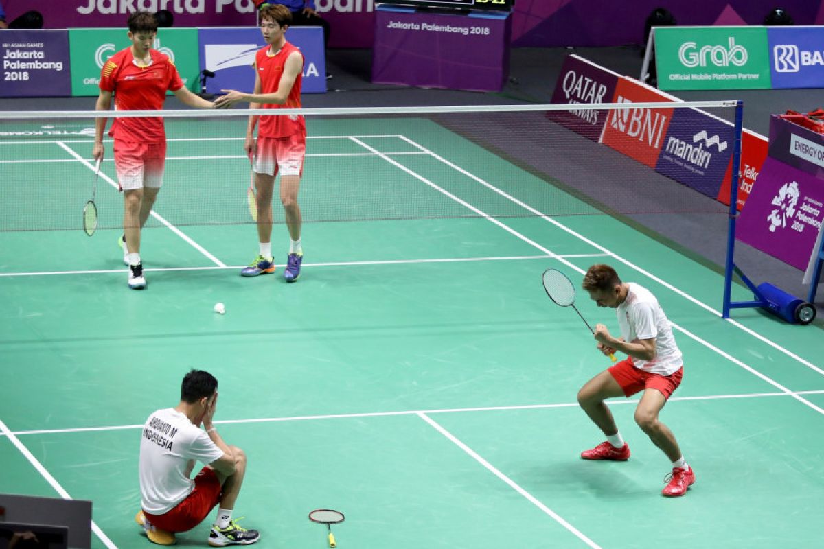 Tumbangkan juara dunia,  Fajar/Rian ke final ganda putra Asian Games 2018