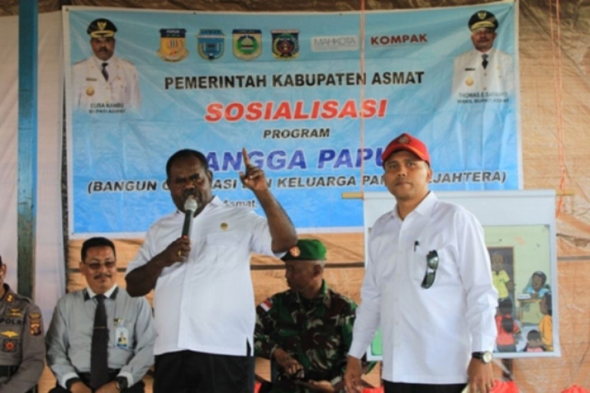 Bupati: penerima manfaat Bangga Papua di Asmat 9.700 Jiwa