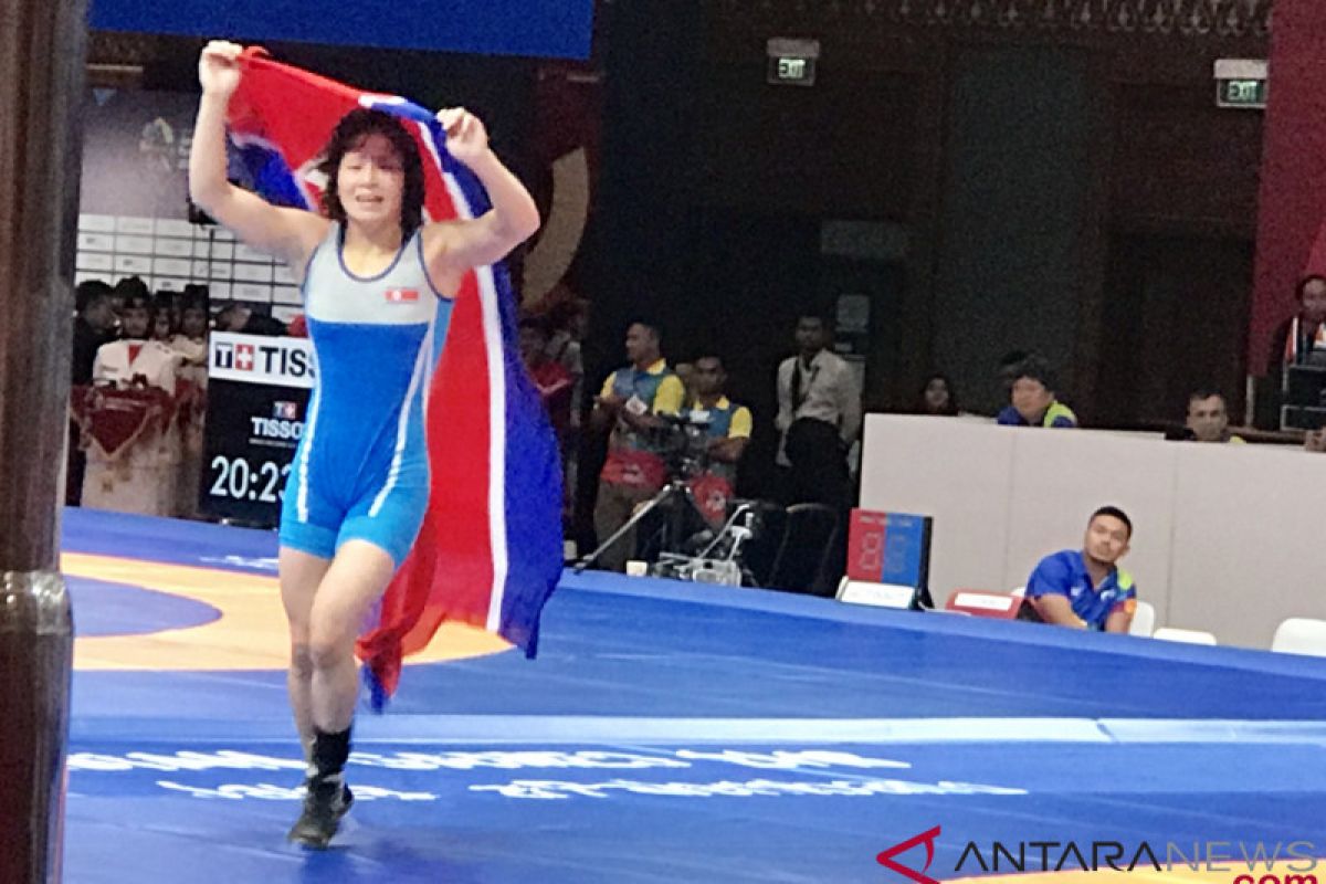 Korea Utara raih emas kelas 57 kg putri