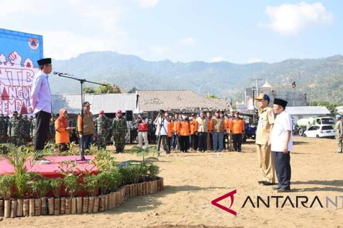 Gubernur NTB deklarasi Lombok Bangun Kembali