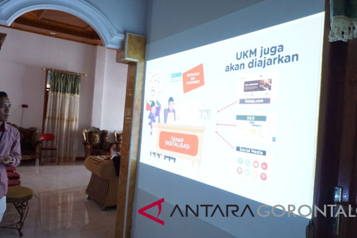 BUMN Hadir - SMN Lampung Dikenalkan Penjualan UMKM Online di Gorontalo
