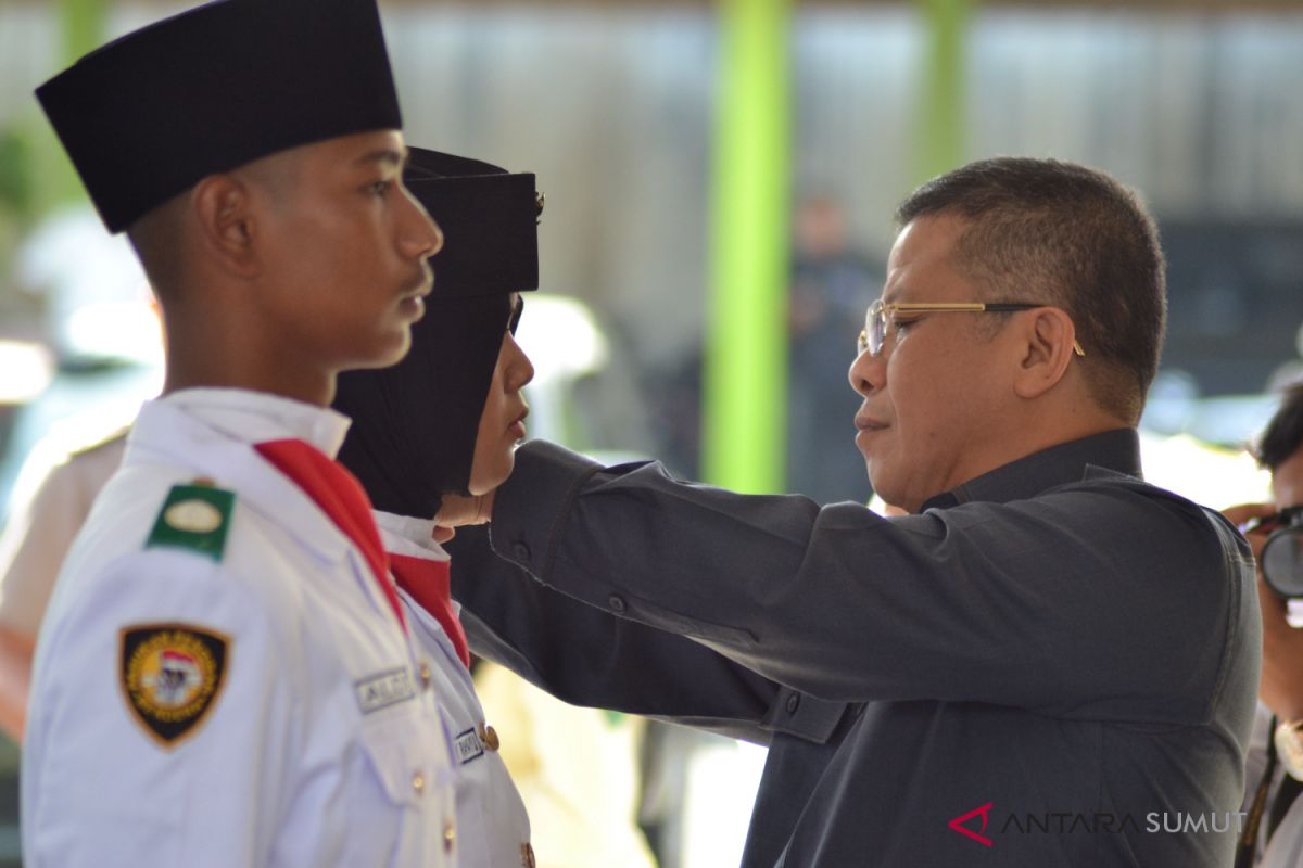 Pj Walikota kukuhkan Paskibraka 2018