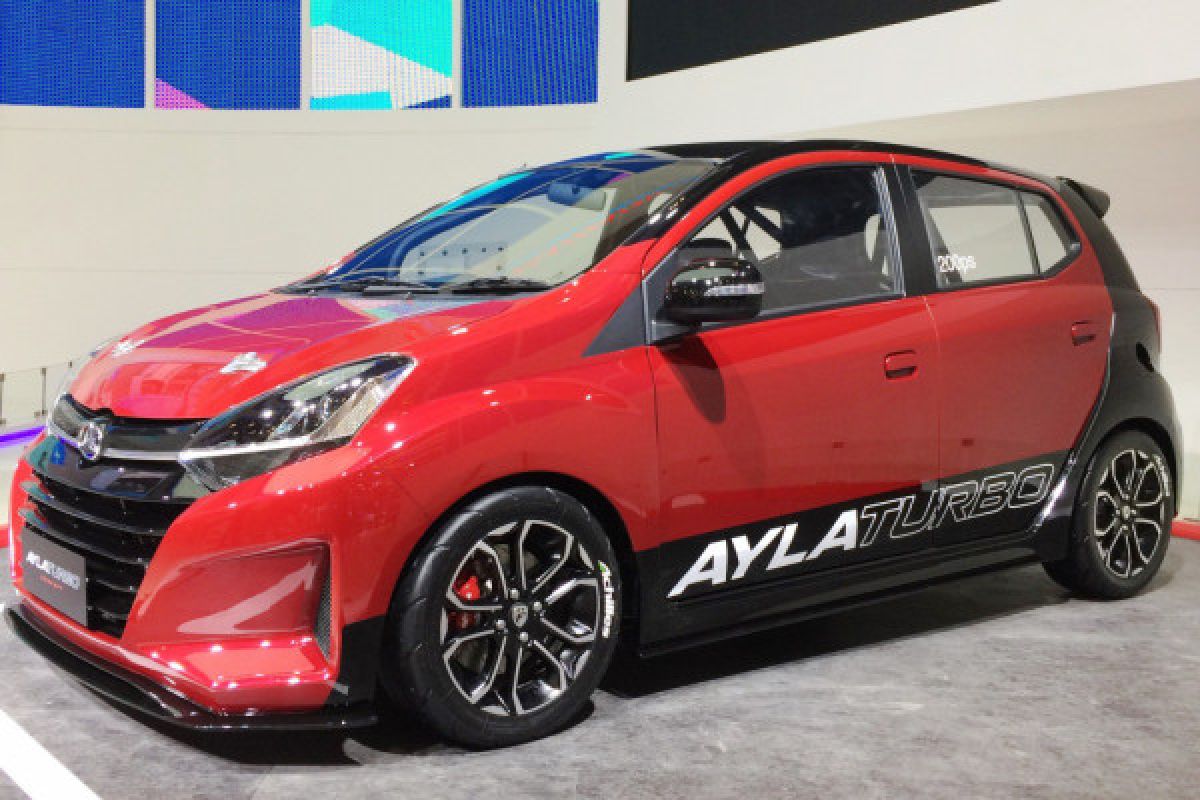 Daihatsu Ayla berkonsep Turbo terlihat lebih "galak"