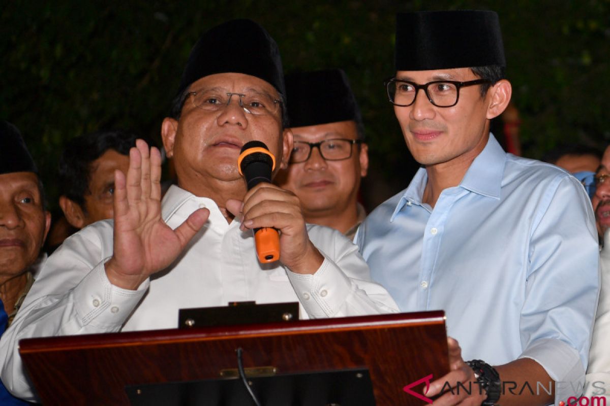 Prabowo berterima kasih kepada PAN dan PKS