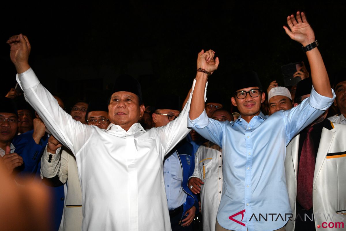 Prabowo-Sandiaga solat Jumat di Sunda Kelapa