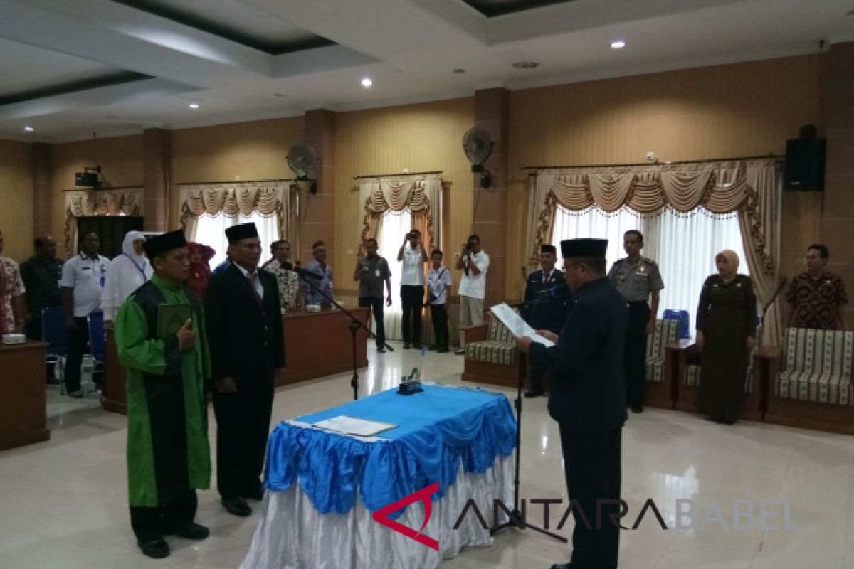 Bupati Bangka minta Direktur PDAM inovatif-responsif