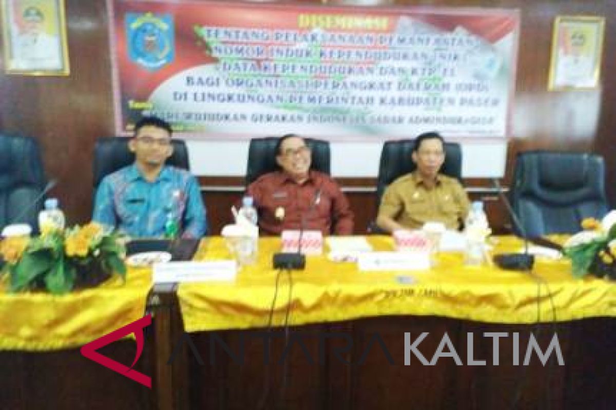 Disdukcapil Paser sosialisasi pemanfaatan  data kependudukan