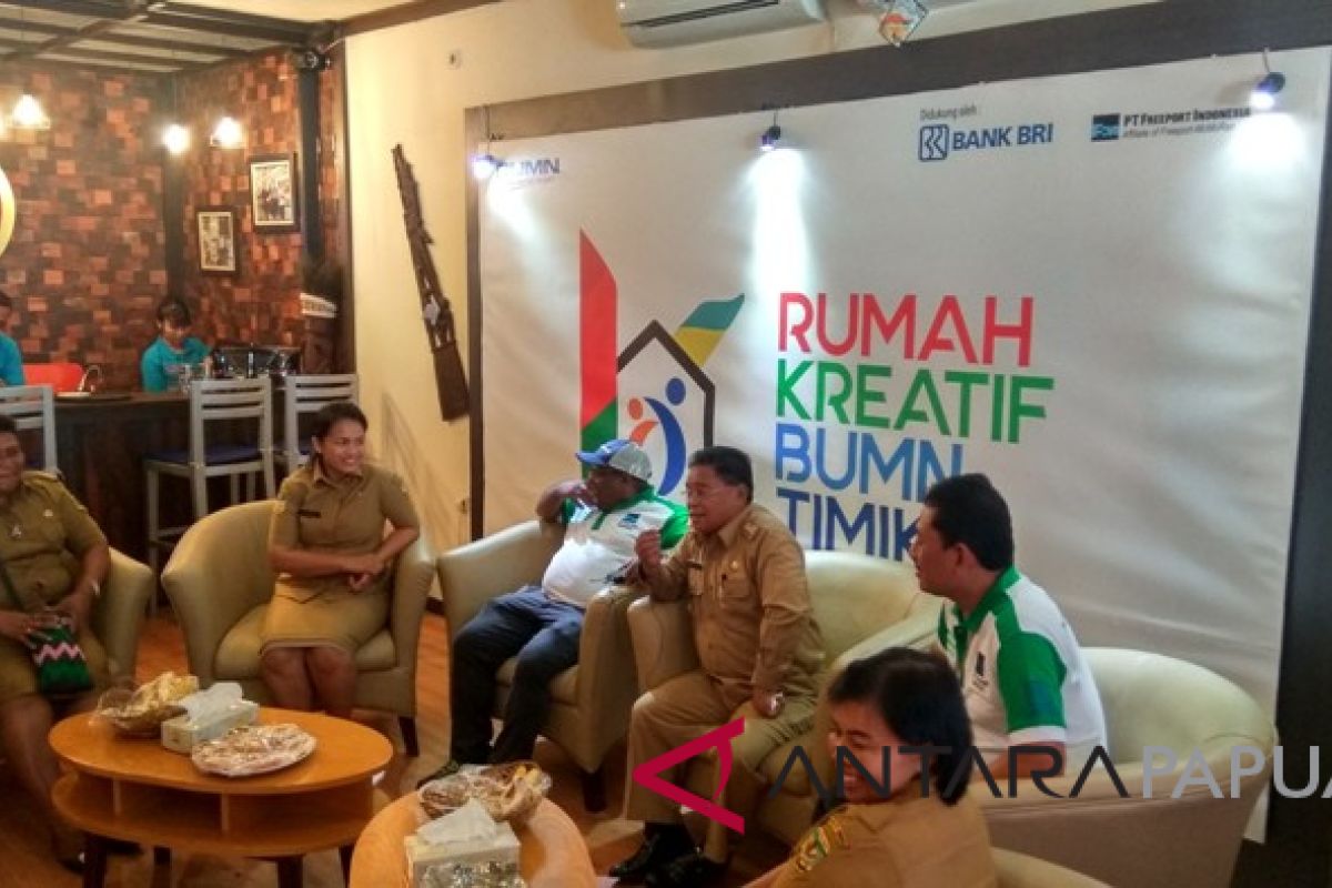 BRI luncurkan rumah kreatif BUMN di Timika