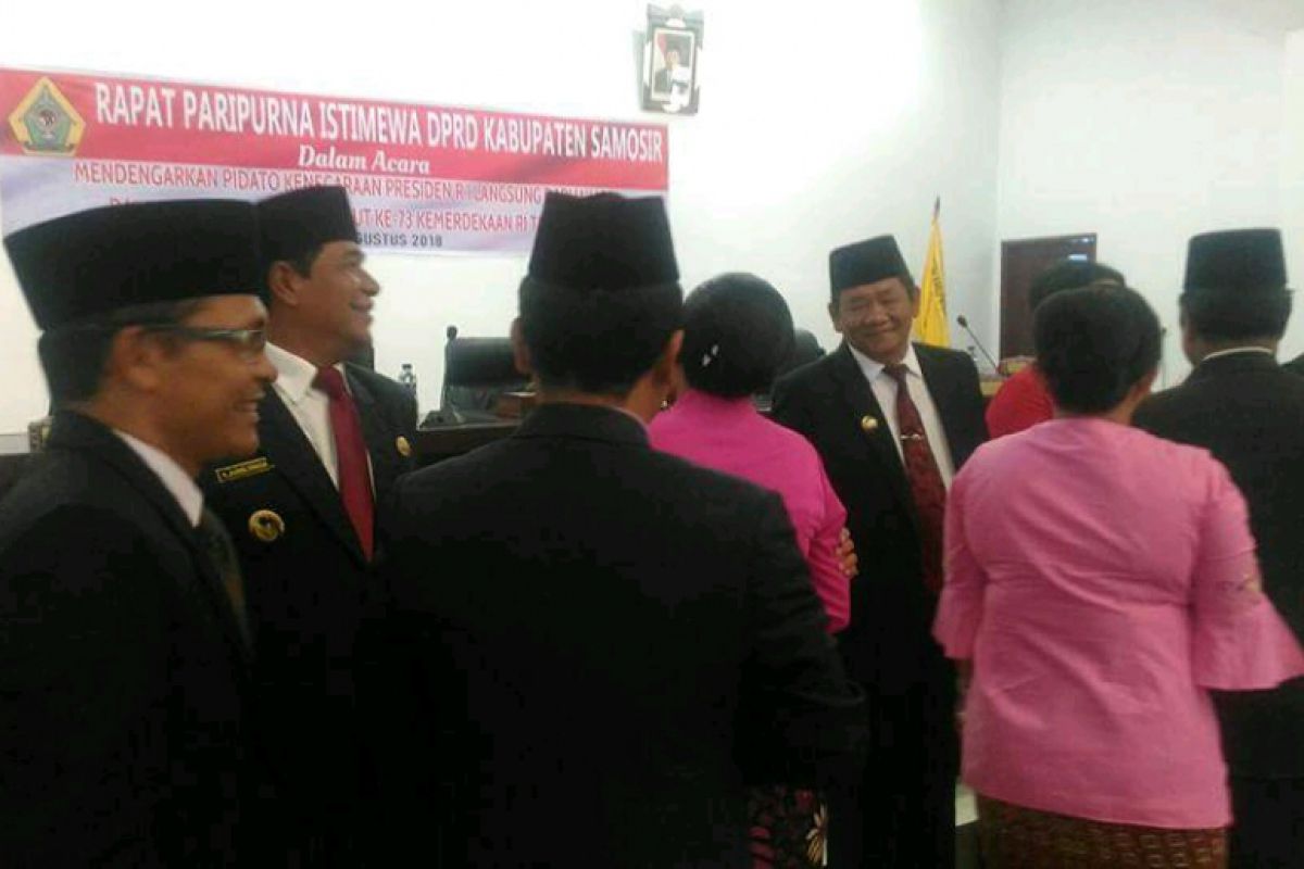 DPRD Samosir rapat paripurna