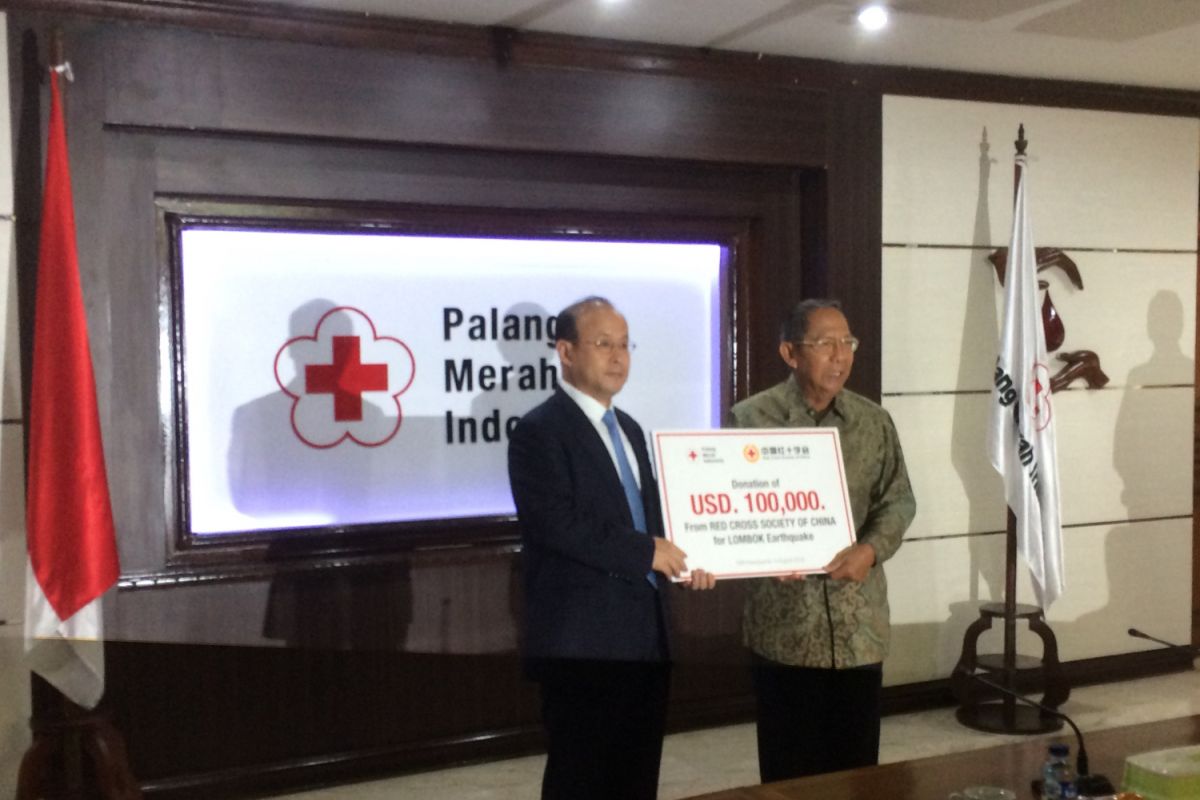 China sumbang Rp1,44 miliar untuk korban gempa Lombok