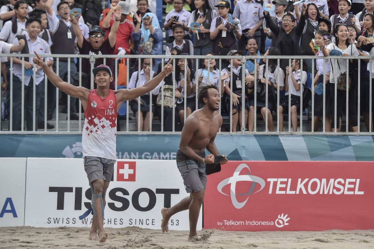 Asian Games (voli pantai) - Tim Indonesia raih medali perunggu voli pantai