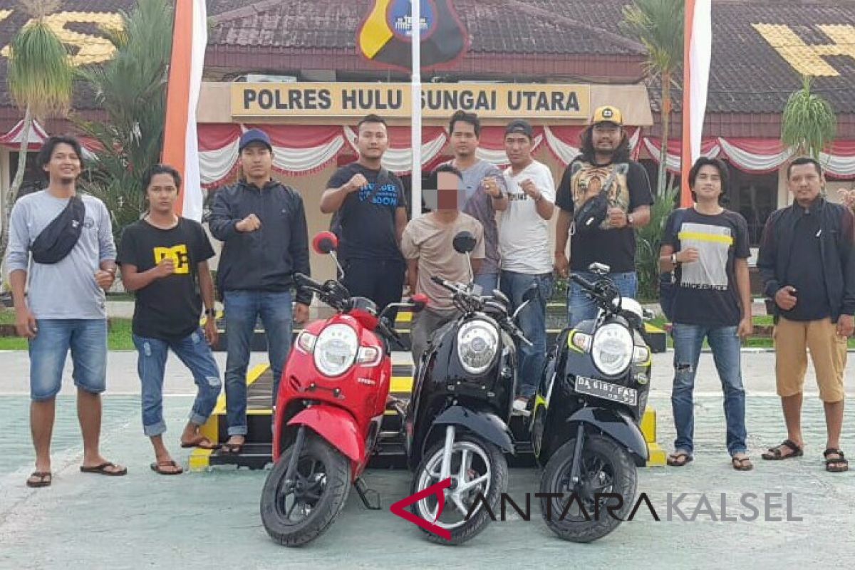 Polres HSU tangkap buron pelaku curanmor di Kalteng