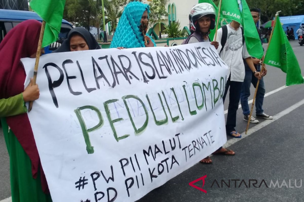 Mahasiswa Ternate galang dana korban gempa Lombok