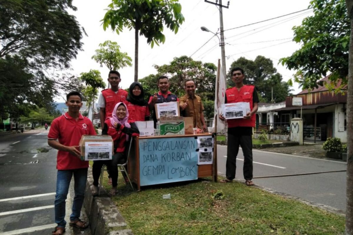 Ini yang dilakukan PMI Agam untuk membantu korban gempa Lombok