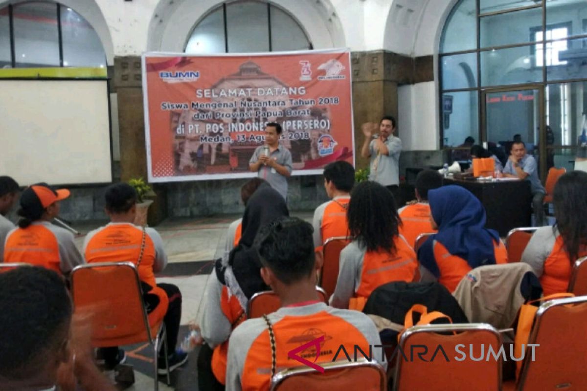 Pos Medan cetak prangko siswa mengenal nusantara