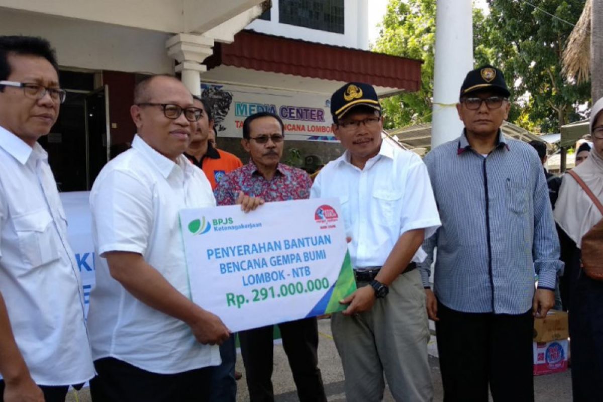 BPJS Ketenagakerjaan serahkan santunan pekerja korban gempa Lombok