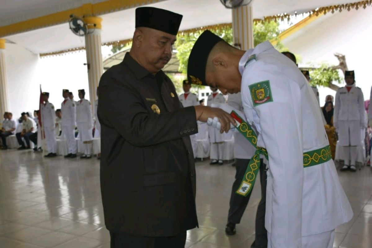 Bupati Langkat kukuhkan 58 Paskibra