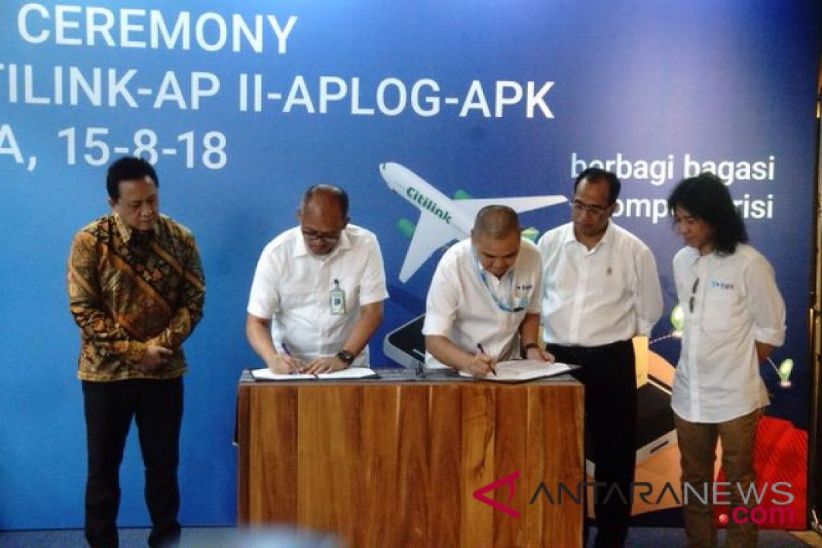 AP II dan Citilink gandeng startup optimalkan pemanfaatan bagasi pesawat