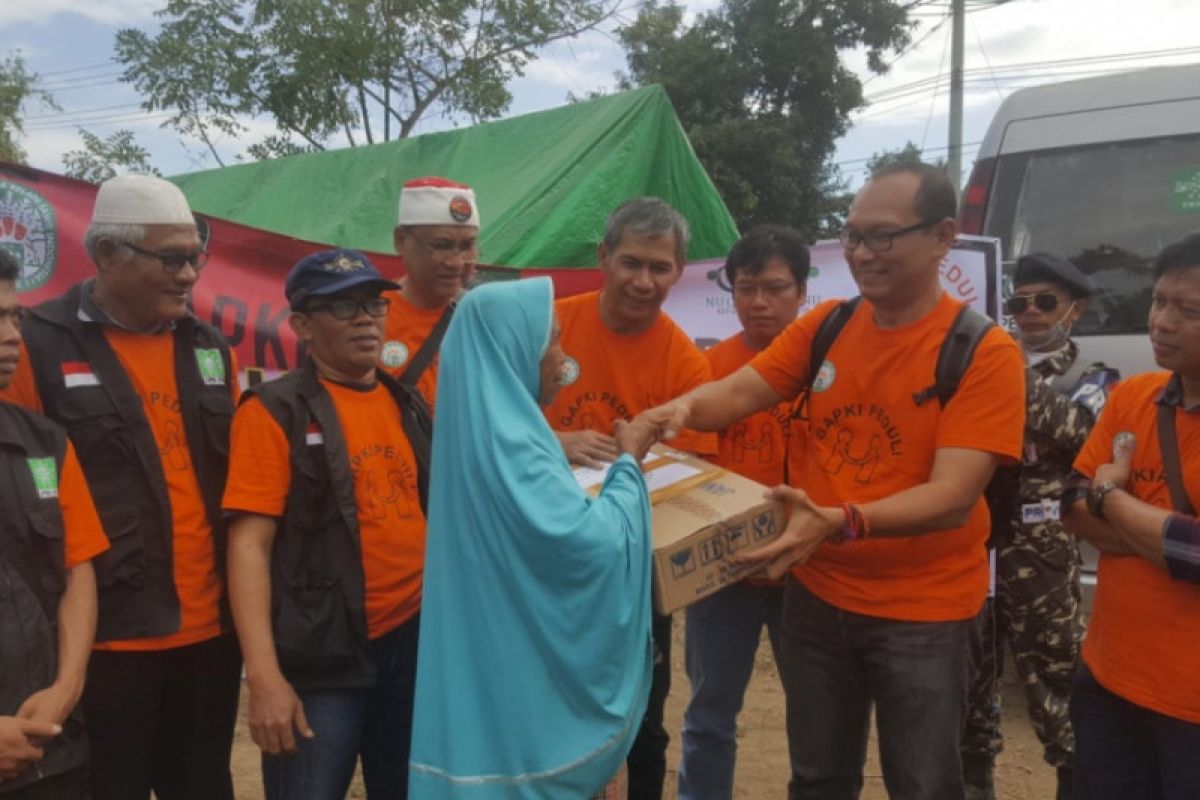 GAPKI serahkan bantuan lagi untuk korban gempa Lombok