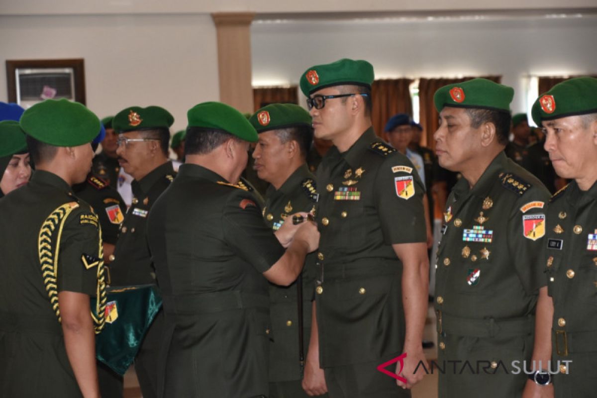 Pangdam XIII Merdeka Sertijab sejumlah pejabat teras