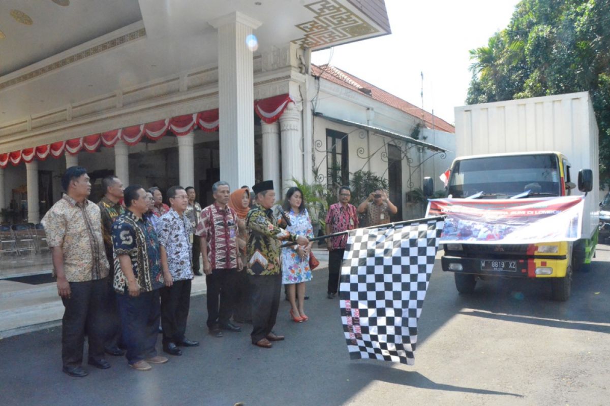 Sidoarjo Salurkan Bantuan Gempa Lombok