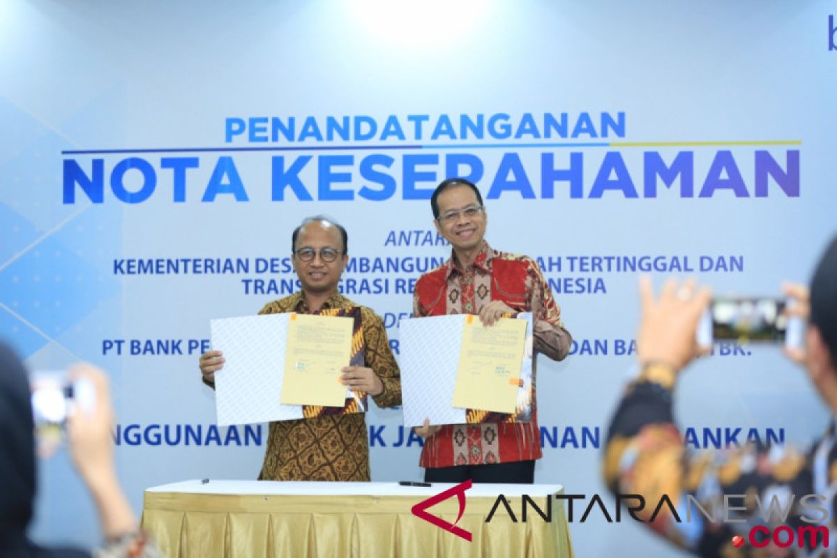 Kemendes PDTT-Bank BJB kerja sama layanan perbankan