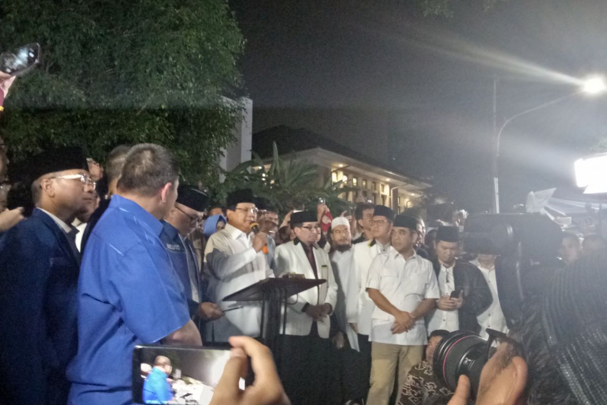 Prabowo umumkan Sandiaga cawapresnya