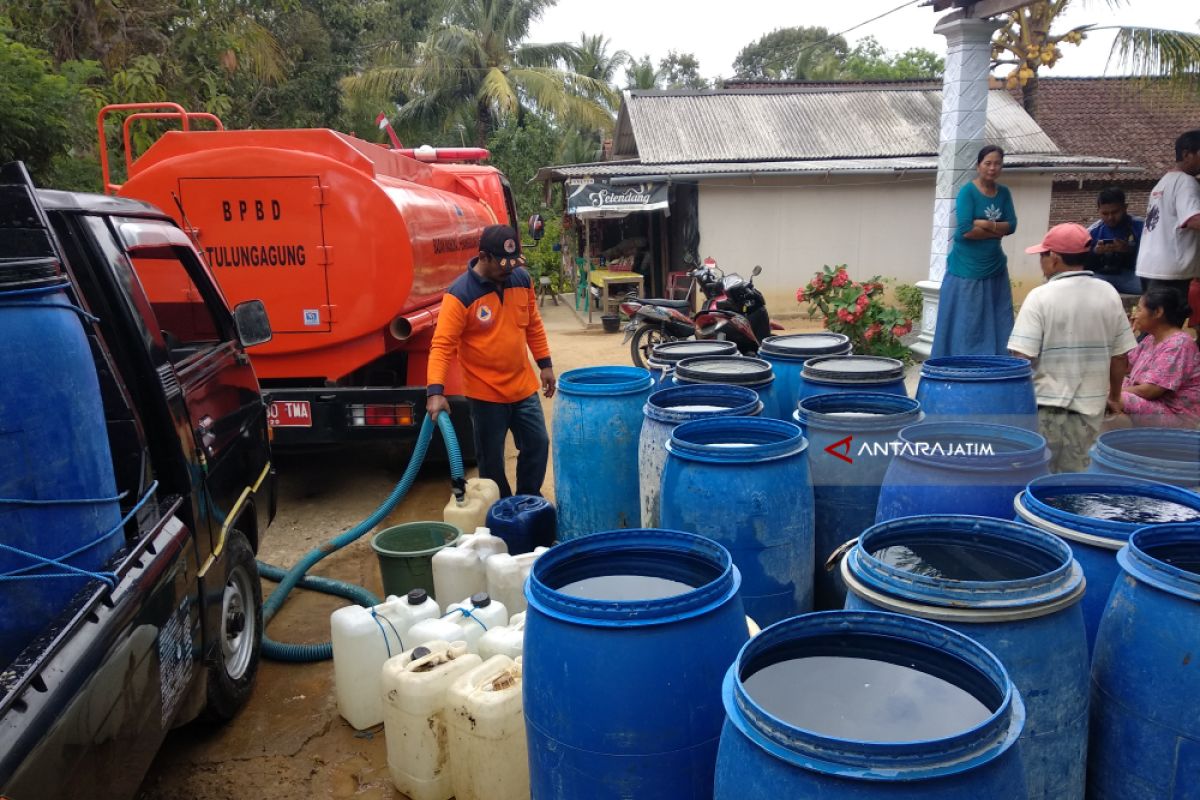 BPBD Tulungagung Suplai Air Bersih Antisipasi Kekeringan