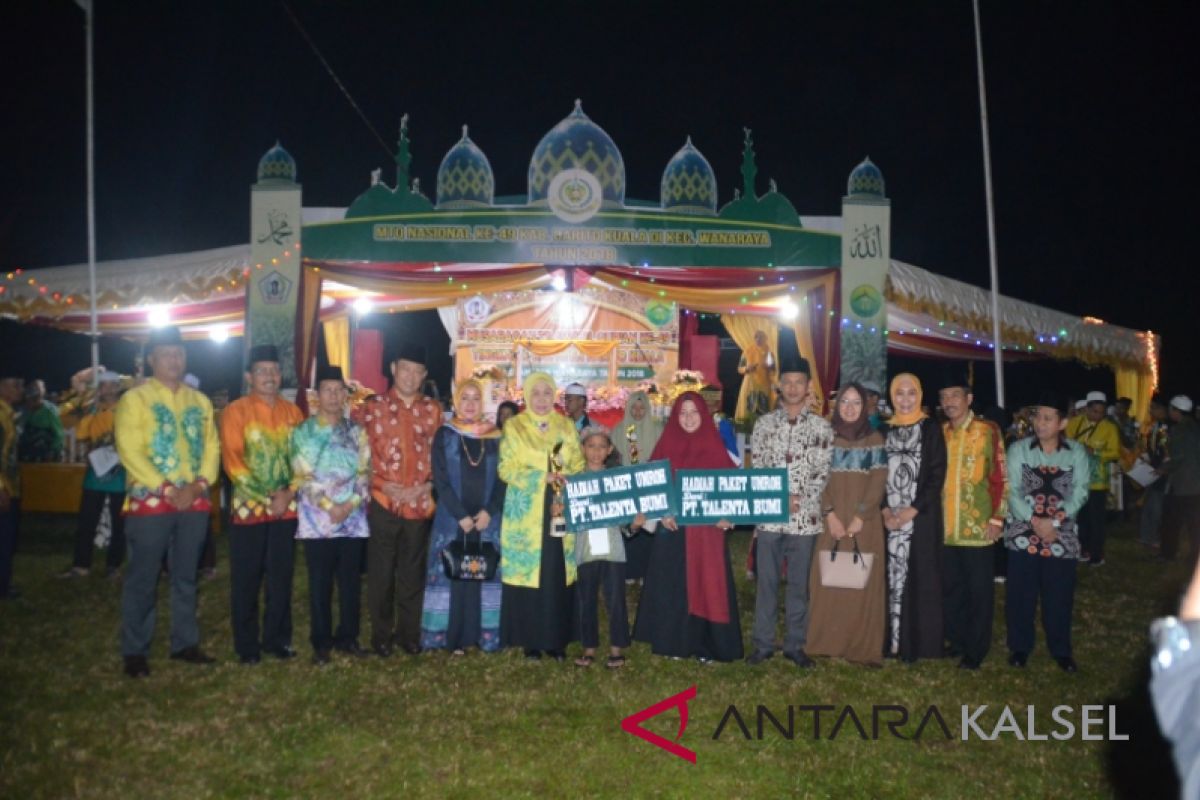 Batu Meranti raih juara umum MTQ tingkat kecamatan