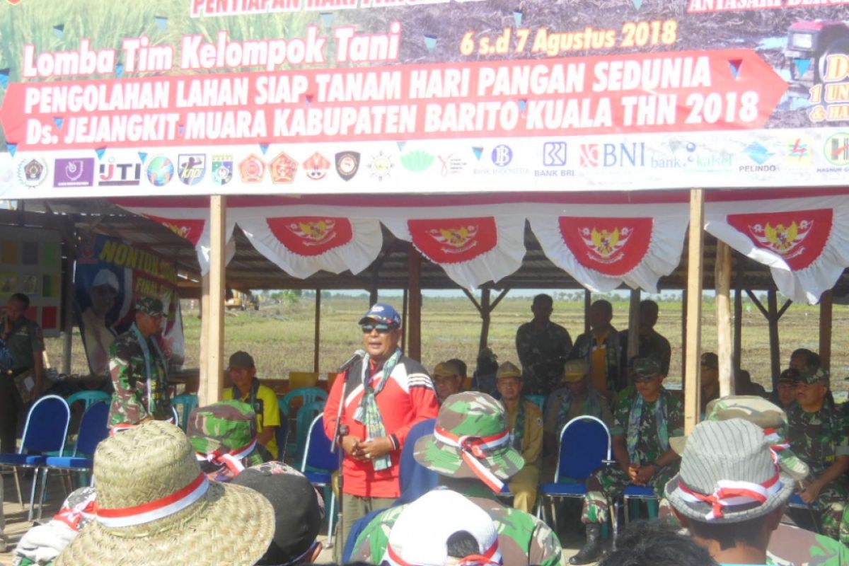 50 kelompok tani berlomba garap 50 hektare