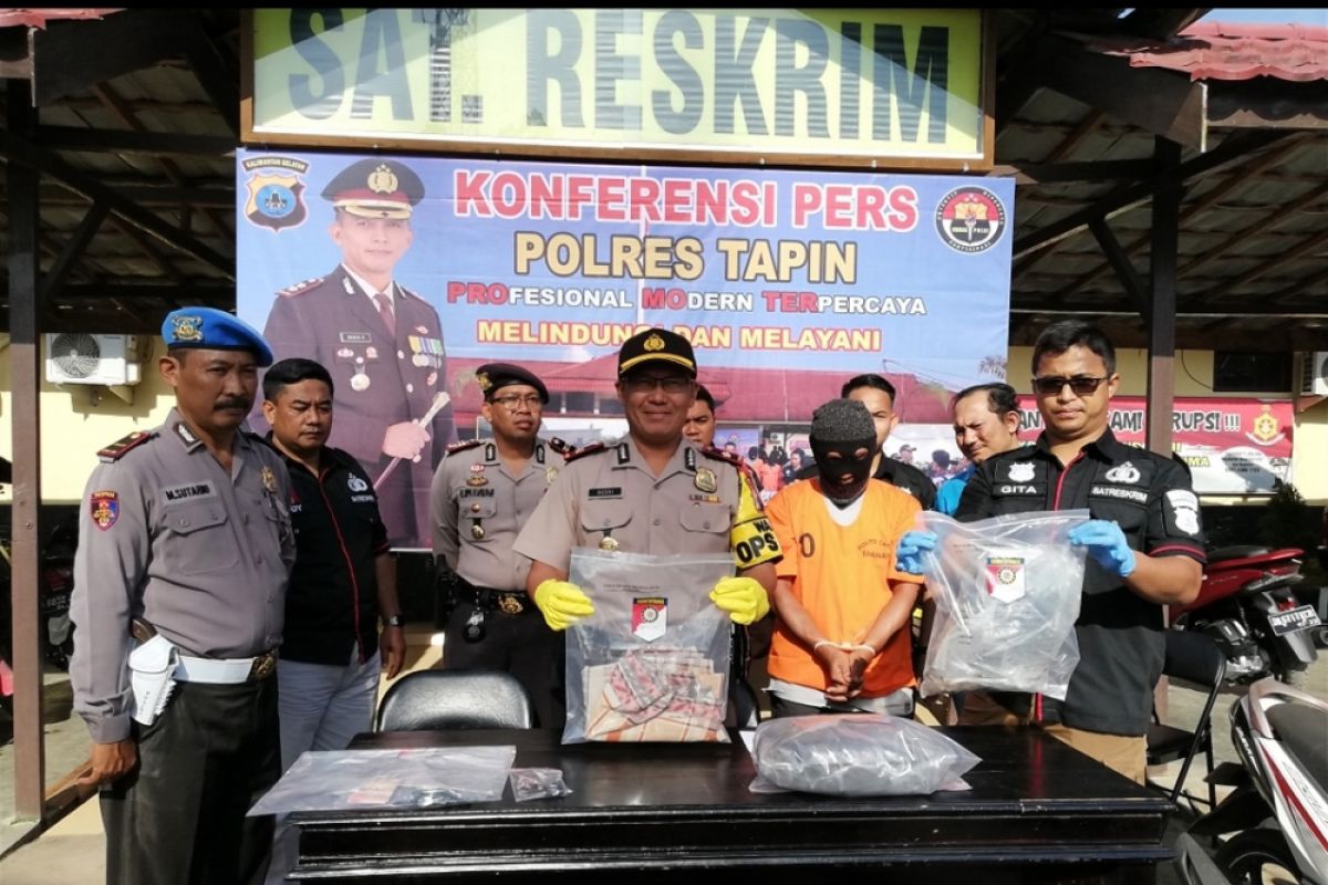 Polres Tapin Amankan Pelaku Pembunuhan di Jember