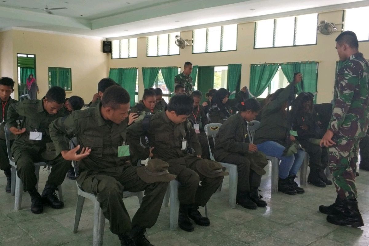 Siswa Papua ikuti pelatihan Yonkav 6/ Serbu