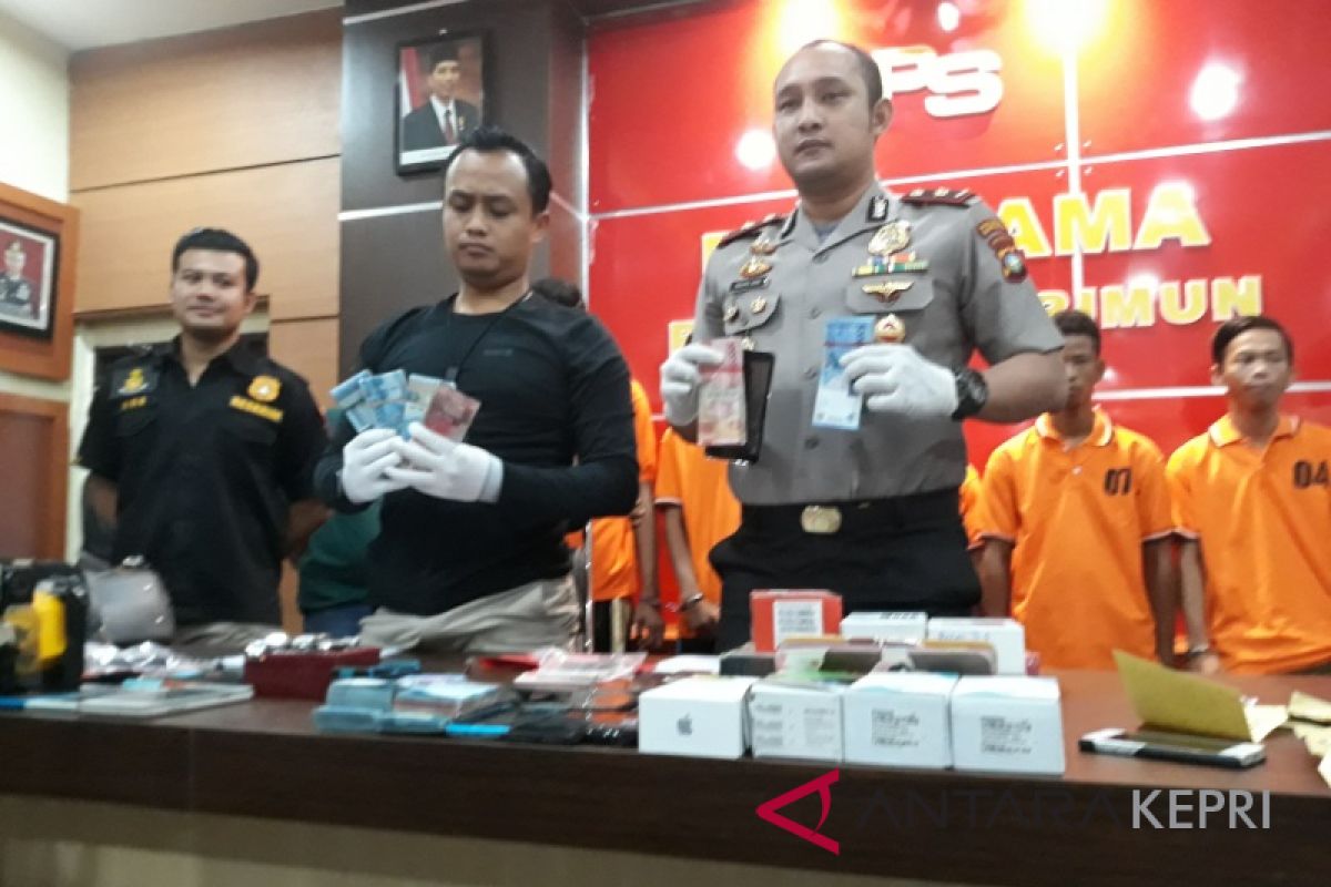 Satgas Jalanan Polres Karimun tangkap komplotan pencuri