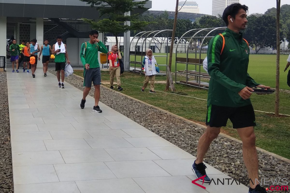 Tim sepak bola janjikan kemenangan sebagai kado Hari Kemerdekaan RI