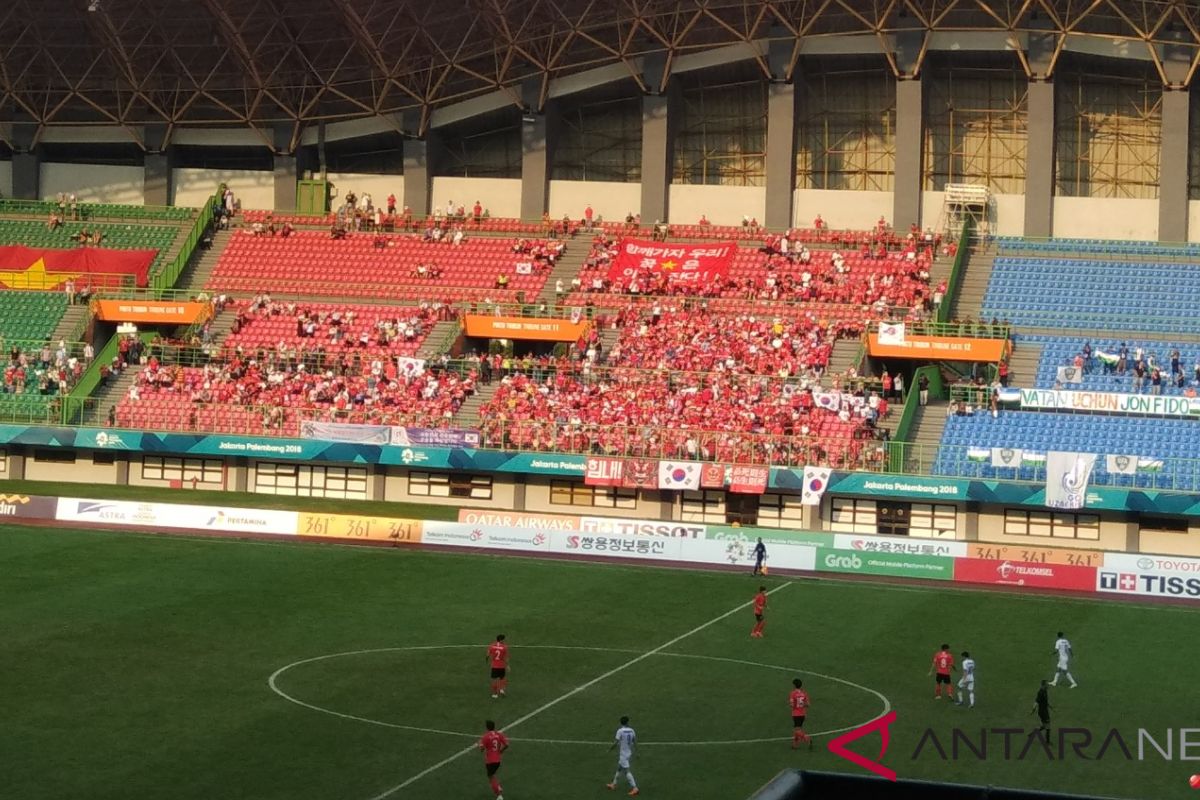 Korsel ungguli Uzbekistan 2-1 babak pertama