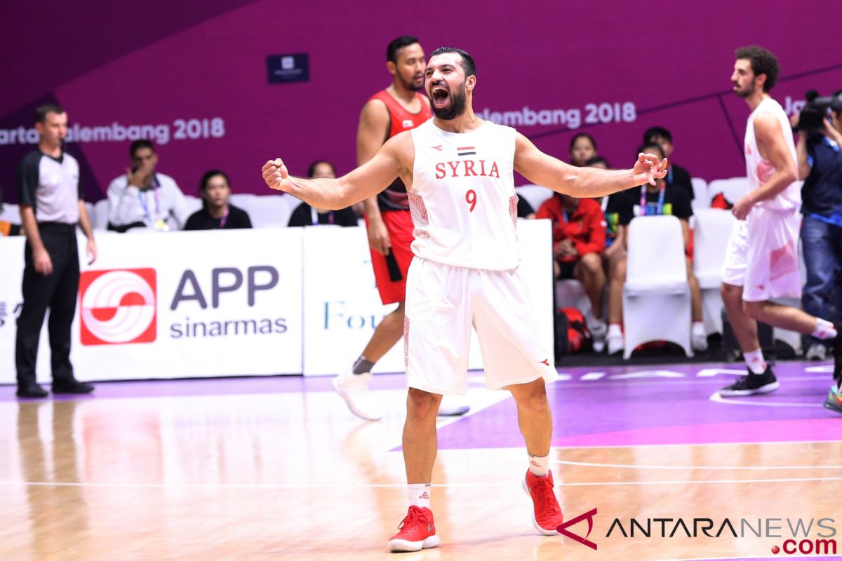 Suriah tantang Filipina perebutkan peringkat kelima basket putra