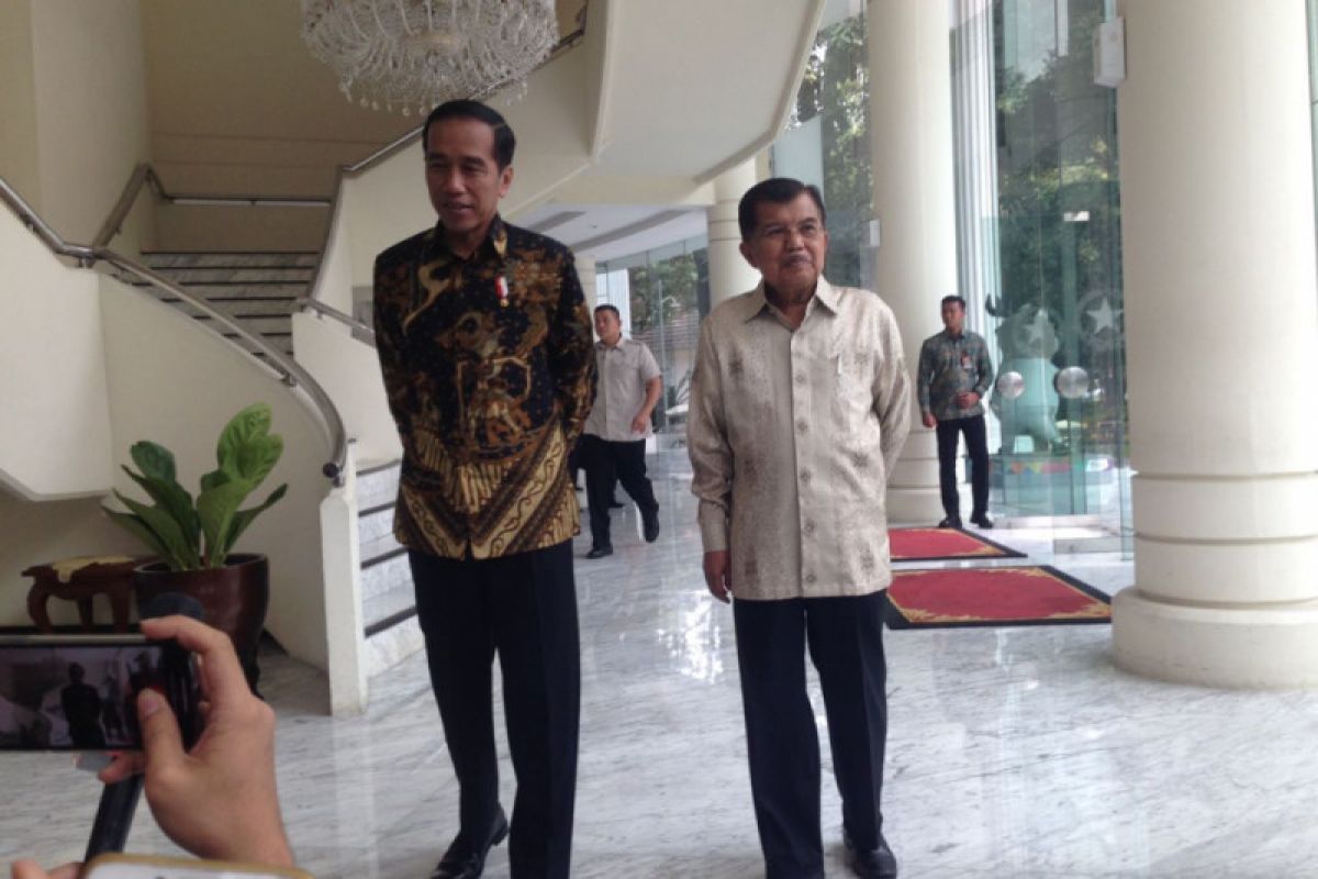 Jokowi temui JK untuk beritahu akan daftar ke KPU