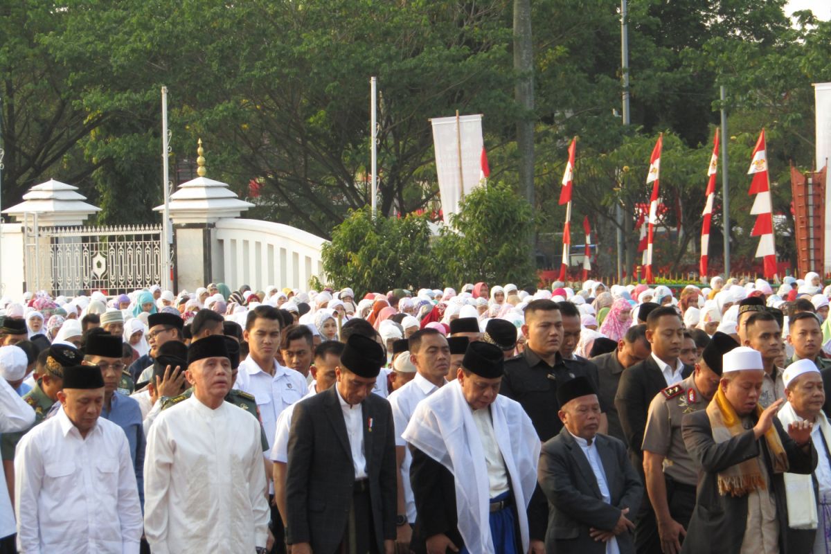 Presiden shalat Idul Adha di Cibinong