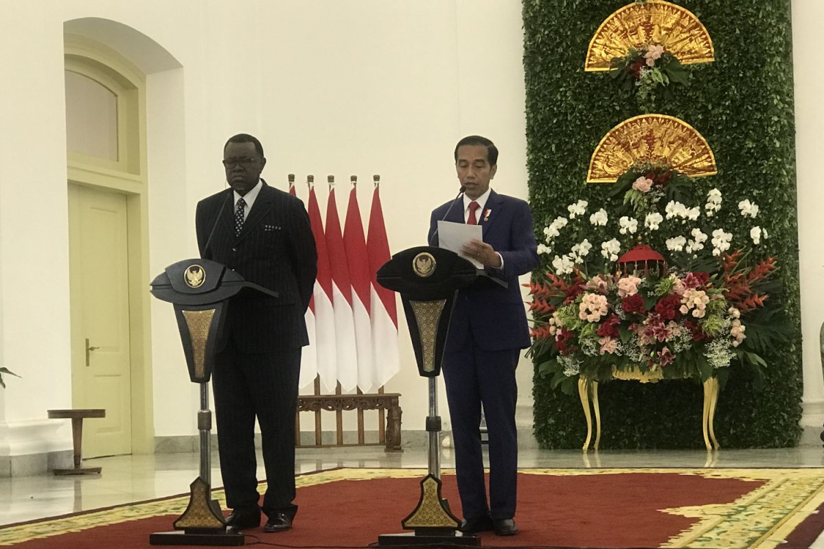 Presiden berharap BUMN bisa garap pembangunan perumahan di Namibia